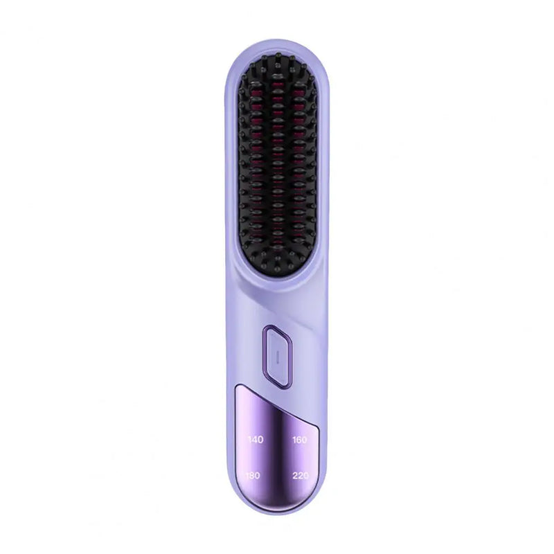 Wet Dry Hair Straightener Cordless Hair Straightener Brush with Fast Heating Negative Ions for Fluffy Curly Hair for Electric