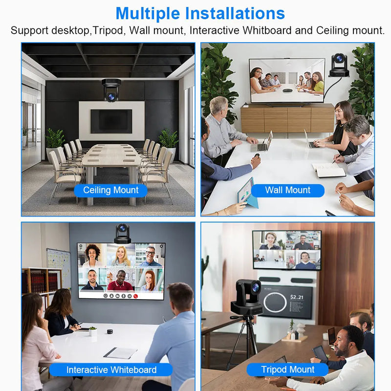 1080P/60 PTZ NDI live Streaming Video Camera 12x 20x 30x Zoom Video Conference Camera PTZ Broadcasting Camera With SDI HDMI USB