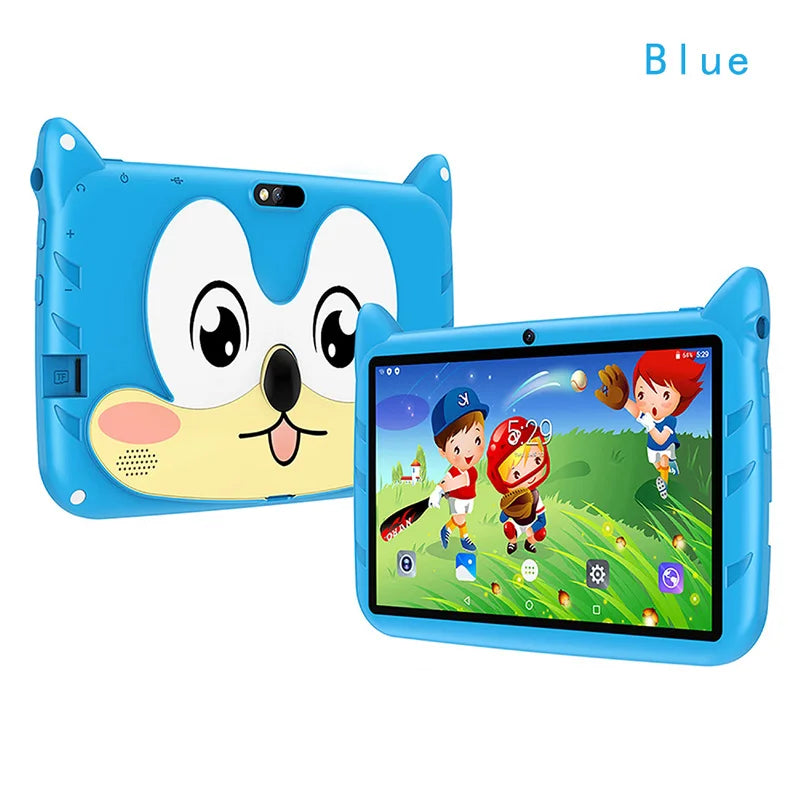 New Google 5G WiFi Kids Tablets 7 Inch Quad Core 4GB RAM 64GB ROM Cheap for Children Gift Educational Learning 4000mAh Tablet Pc