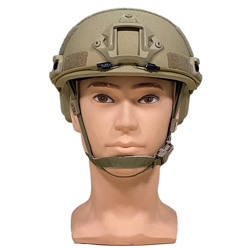 FAST PE NIJ IIIA High Cut Ballistic Helmet Bulletproof Green