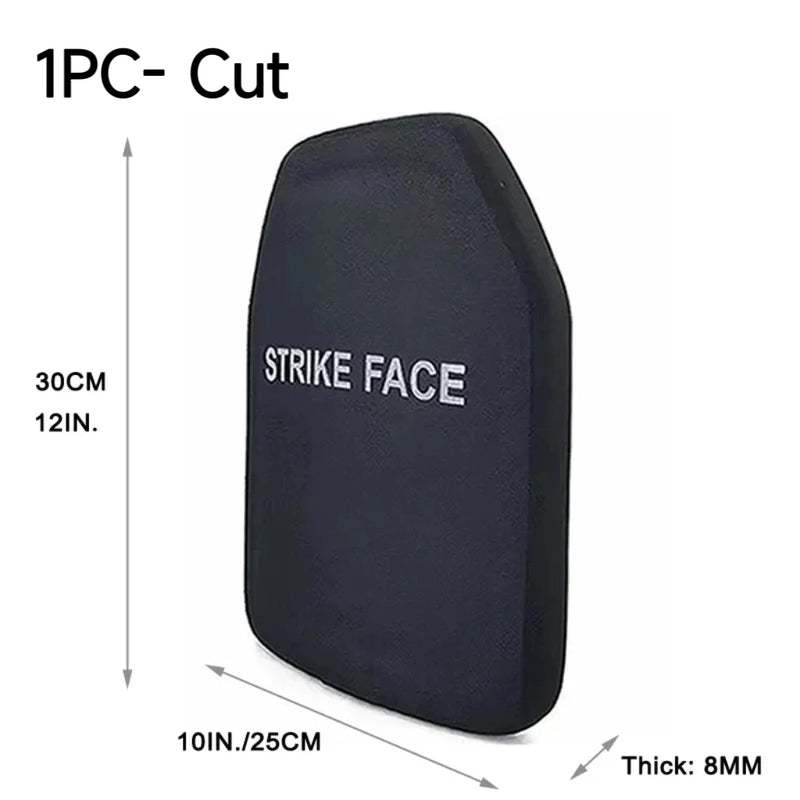 PE IIIA Stand Alone Body Armor Plate Lightweight Bullet Proof Ballistic Shield10"x12" PE Bulletproof Backpack Ballistic Panel NI