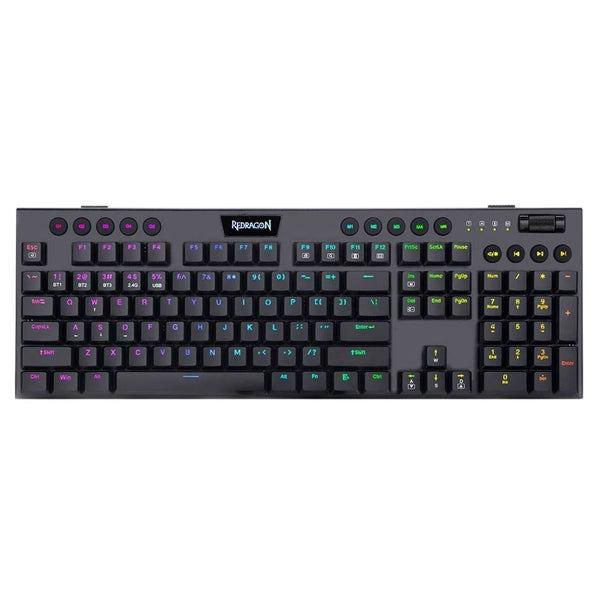 2025 K618 RGB support Bluetooth 5.0 wireless USB 2.4G 3 mode Mechanical Gaming Keyboard 104 Keys Compute PC