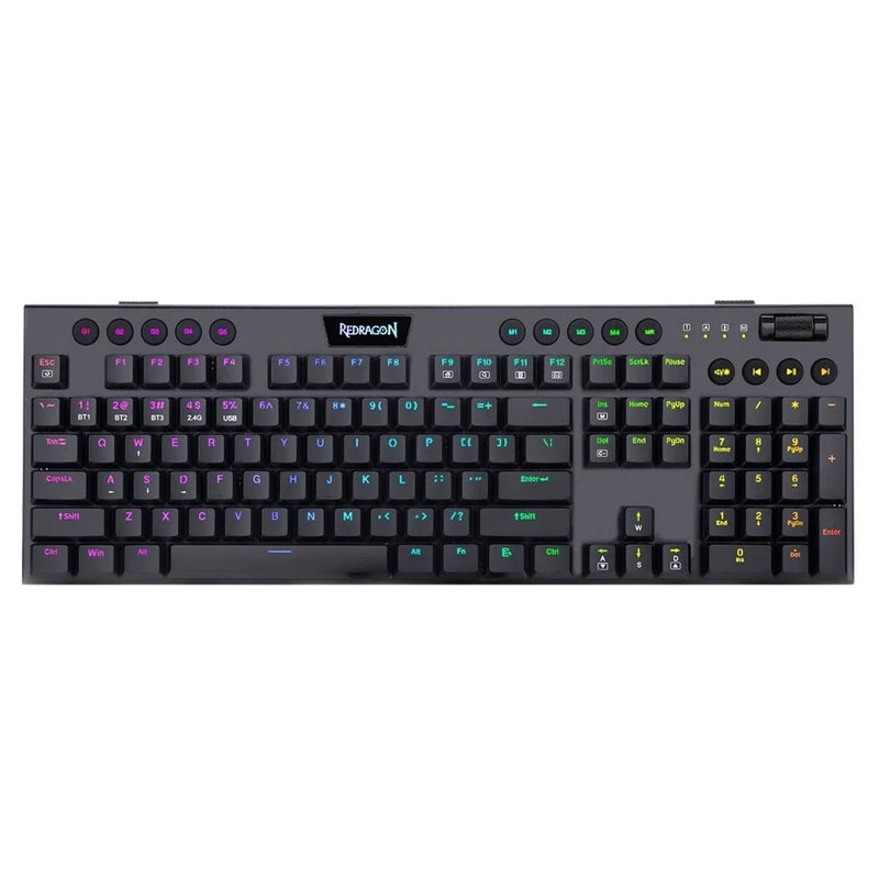 2025 K618 RGB support Bluetooth 5.0 wireless USB 2.4G 3 mode Mechanical Gaming Keyboard 104 Keys Compute PC