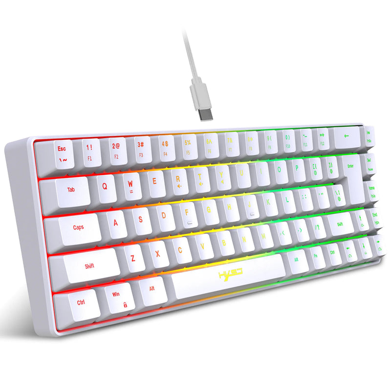 Mechanical keyboard 68-key  mechanisch toetsenbord gamer for both gaming and office use. Portable and easy to operate