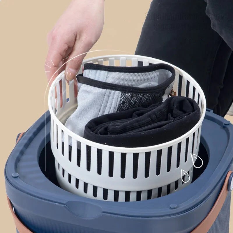 12L Mini Washing Machine Portable Socks Underwear IPX4 Waterproof Household Washing Machine 3 Models With Spinning Dry