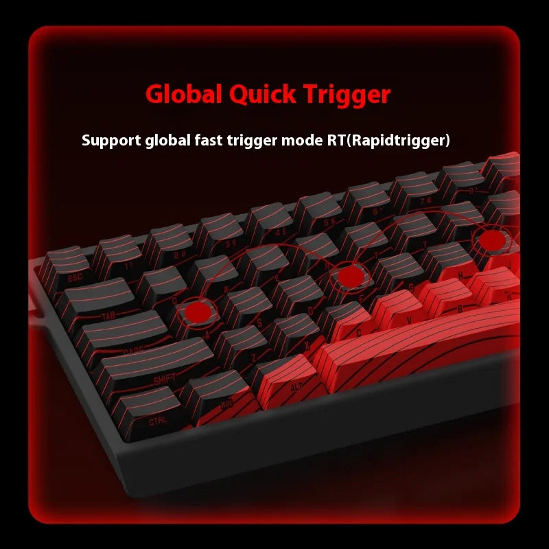 MADCATZ MAD 60HE 68R Magnetic Switch Keyboard MADLIONS Mad60 Gaming Keyboard Rapid Trigger Custom Keyboard PC Gamer Accessories