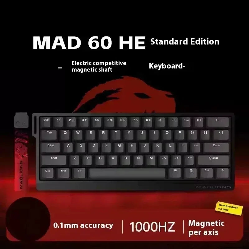 VGN VXE MADLIONS Madcatz Mad60/68HE Mechanical Keyboards Switch 8K Polling Rate Hot Swap Low Delay Customize Gaming Keyboard