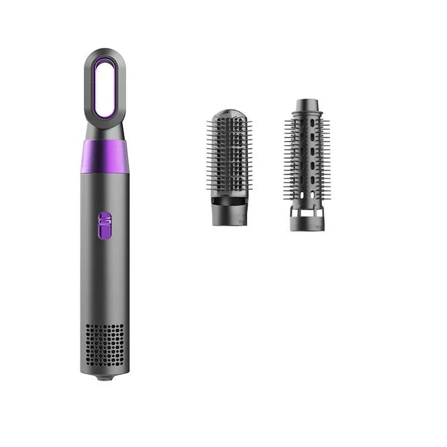 HATV 3 In 1 Electric Hair Dryer Hot Heating Hair Comb Wet Dry Hair Brush Curler Styling Tool Household