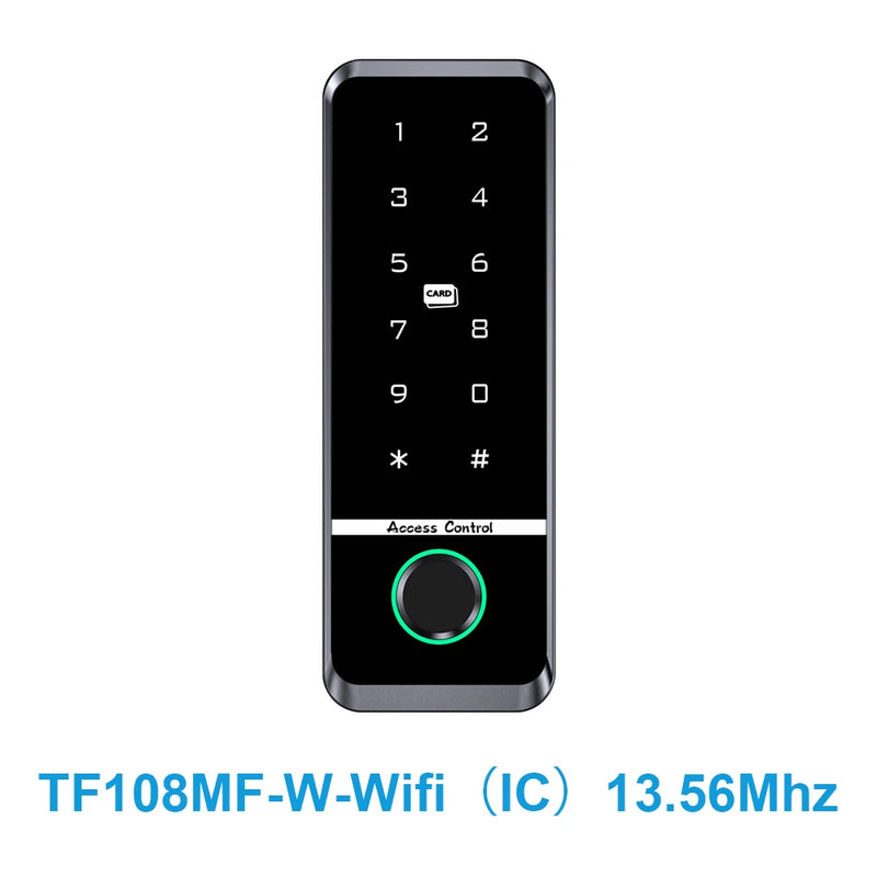 Tuya Fingerprint RFID Access Control System Smart Door Lock Electronic Gate Opener Home Digit Keypad Electric Magnetic Biometric