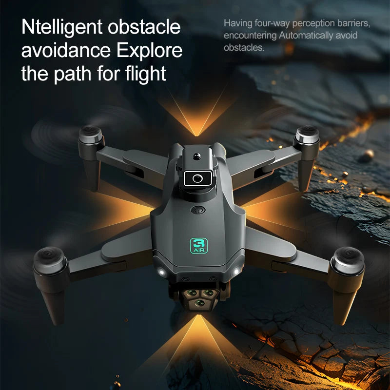 Lenovo S13 Pro Max Drone 8K Profesional HD Camera Brushless Obstacle Avoidance Aerial Optical Foldable Quadcopter Toy RC 15000M