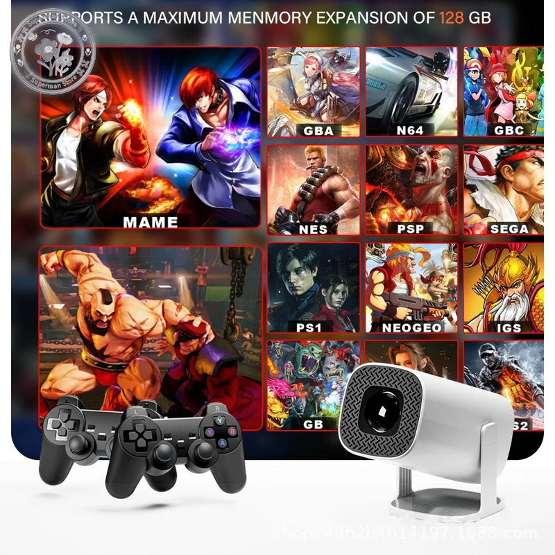 Projector Android Allwinner H713 support 4K HD projector game console