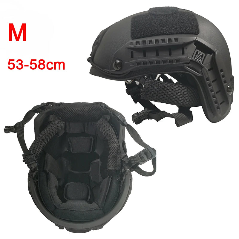 LPRED FAST HDPE NIJ IIIA High Cut Ballistic Wendy Helmet XP Cut Bulletproof Helmet Dial Liner Green Color level BR1