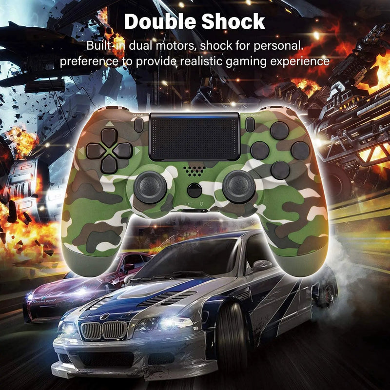 Wireless Bluetooth Gamepad Controller for Sony PS4 Controller for PC/Android Compatible with Playstation 4 Slim/Pro Console