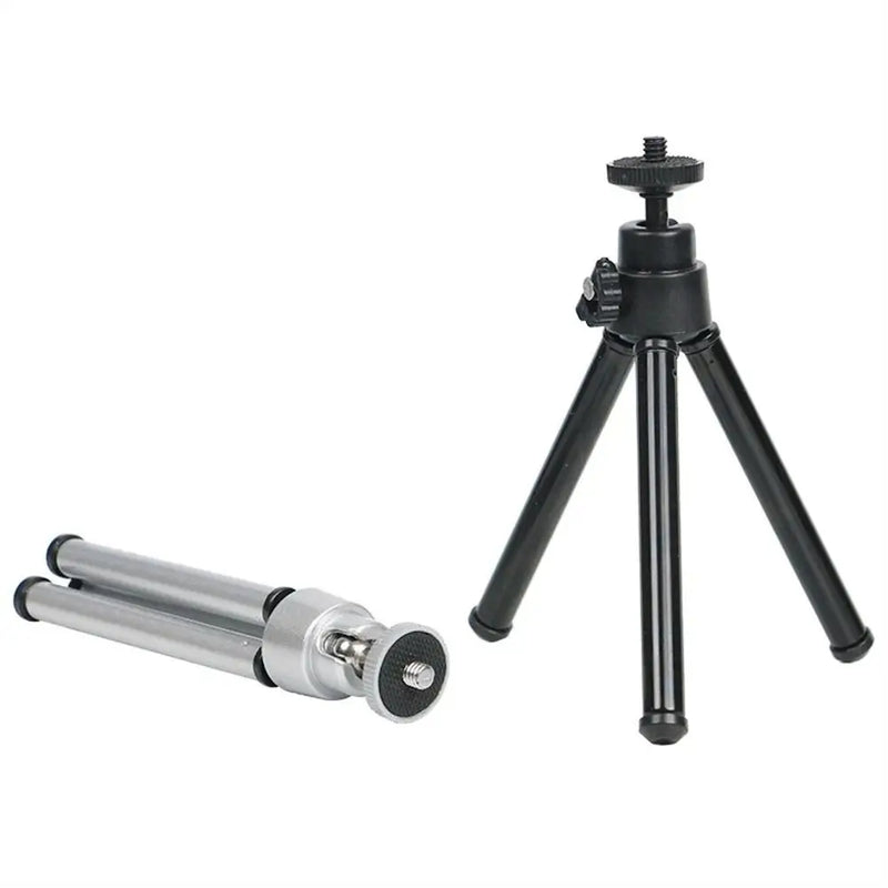 Metal Aluminum Alloy Projector Tripod Stand Holder 2 Section Mini Tripod Mobile Phone Tripod Camera Tripode Table Tripod