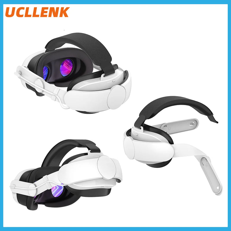 6000mAh Rechargeable Batteries VR Glasses Headband Adjustable Head Strap For Oculus Quest 3 Adjustable Headwear Accessories