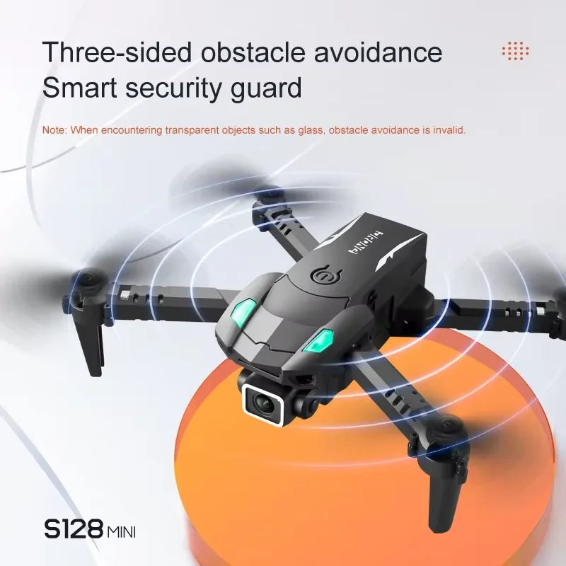 Xiaomi S128 Mini Drone 8K Professional HD Aerial Photography Remote Control Three Obstacle Avoidance Aircraft HD Quadcopter Toy