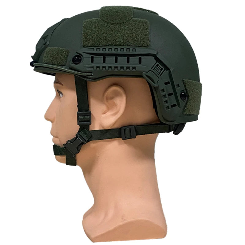 Tactical high ballistic cutting helmet, bulletproof armor, PE core, safety, NIJ IIIA MICH, fast