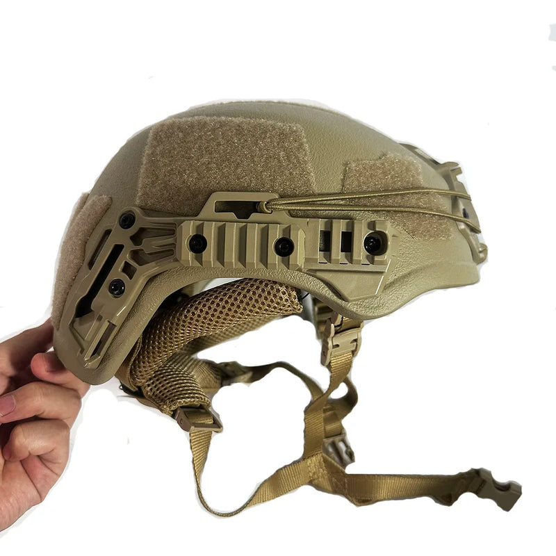 LPRED FAST HDPE NIJ IIIA High Cut Ballistic Wendy Helmet XP Cut Bulletproof Helmet Dial Liner Green Color level BR1