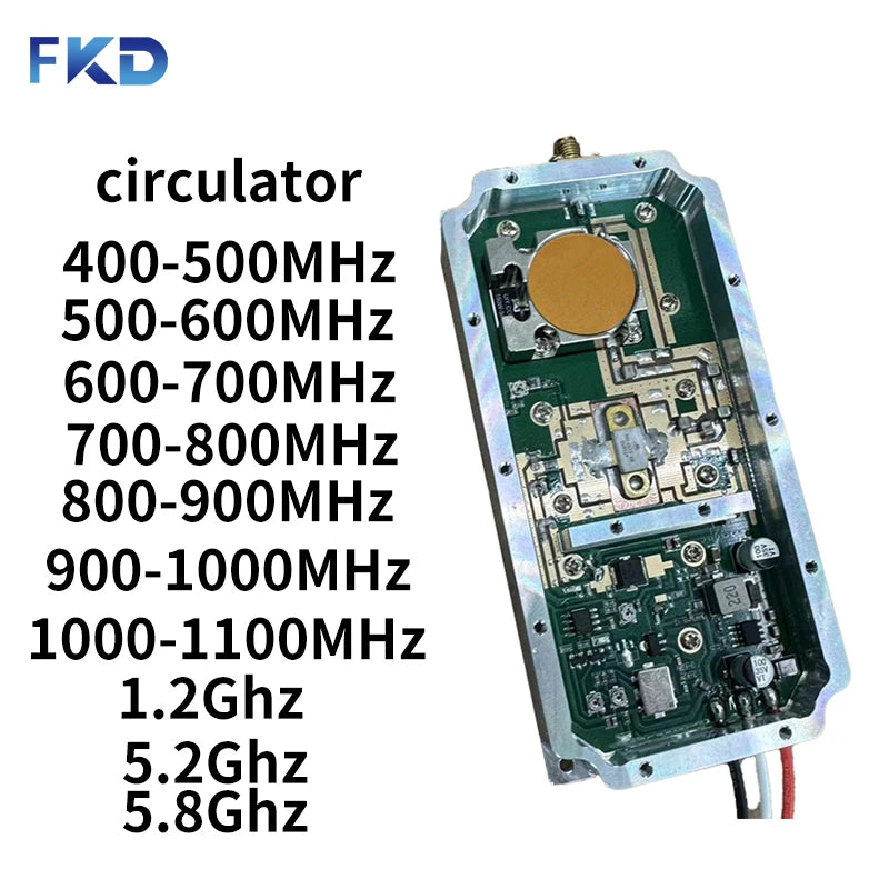 50W With circulator 420-450MHZ 500-700MHZ 700-1000MHZ Drone Module UAV  defense system Wireless Image Transmission Signal