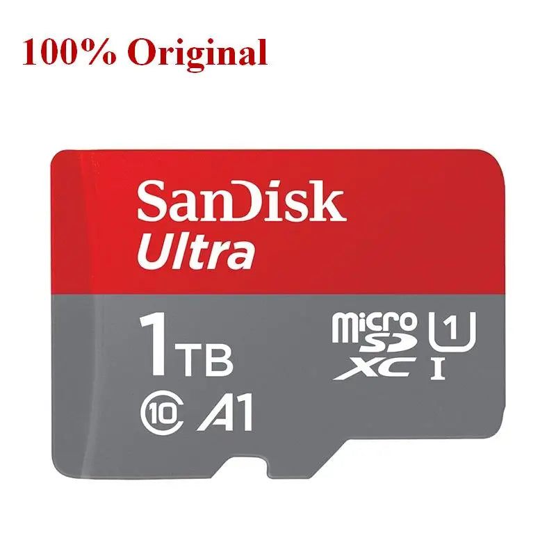 Sandisk A1 Memory Card 32gb 64GB 128GB 512GB 256GB 1TB 1.5tb Class10 UHS-1 flash Micro sd TF/SD Card Camera recorder phone pc