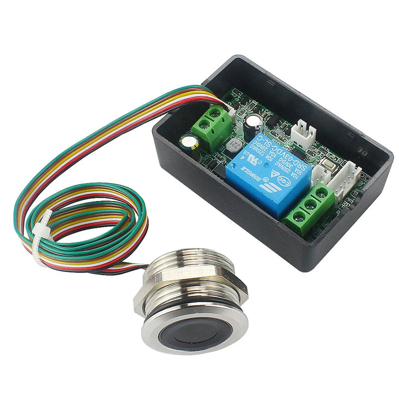 Access control fingerprint control board 7-30V fingerprint recognition relay module electric lock door lock controller