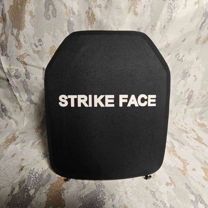 A pair of NIJ IIIA UHMWPE bulletproof plates, two Level 3A lightweight design tactical vest armor plates ballistic plates