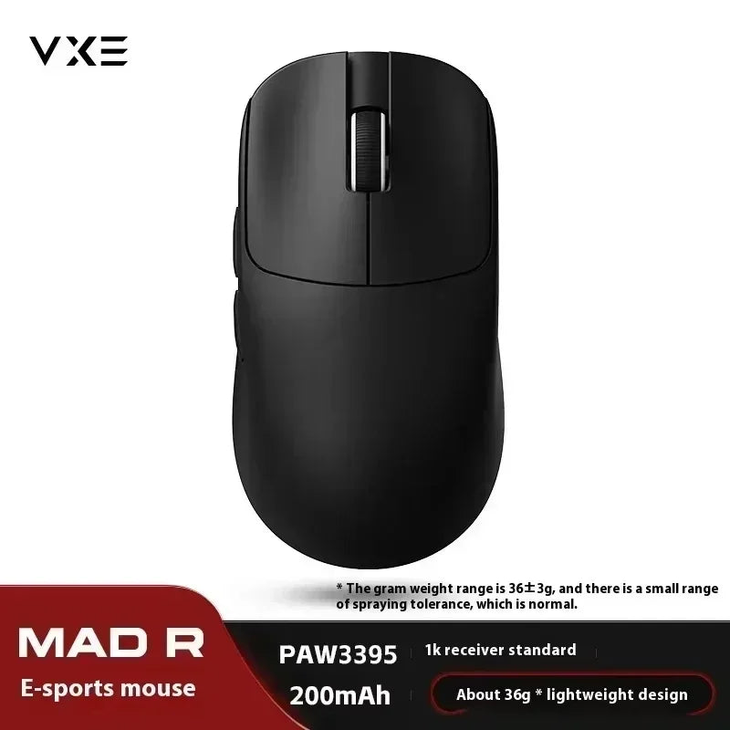 VGN VXE MAD R MAJOR PC Wireless Bluetooth E-sport Mouse 8K Low Latency Ultra-light FPS Gaming Customize E-sports Low Delay