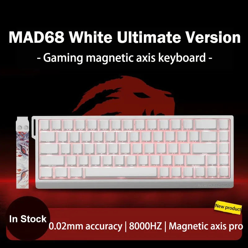 MADLIONS MAD60 MAD68 series Magnetic Switch Mechanical Keyboard Wired 60% 68% Gaming Keyboards Rapid Trigger Rgb Custom Keyboard