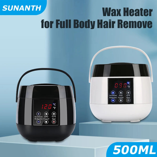 500ml Big Wax Heater Pot for Hair Removal Wax-melt Depilatory Epilator Machine Waxing Paraffin Heater Wax Beans Heating