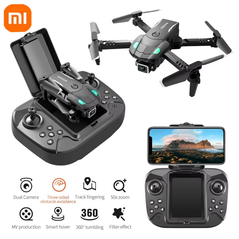 Xiaomi S128 Mini Drone 8K Professional HD Aerial Photography Remote Control Three Obstacle Avoidance Aircraft HD Quadcopter Toy