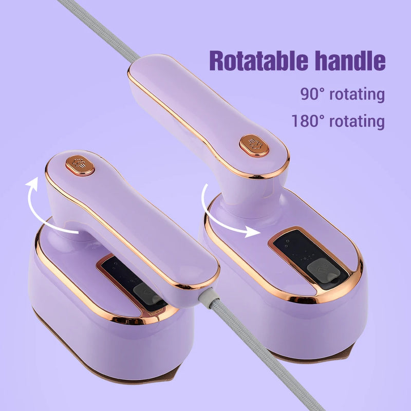 Portable Foldable Steam Iron 1000W High Power Clothes Hanging Ironing Machine Home Travel Steam Iron Ironing Machine