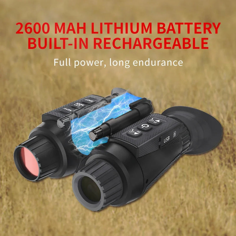 NV8300 NV8000 Head Mount Binocular Telescope 8X Digital Zoom 4K UHD Built-in Battery 7levels IR Helment Night Vision for Hunting