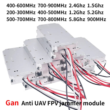 200-300MHz 700-1000 900mhz 50W GaN jamming drone counter module for anti drone system UAV autel fpv 300-400MHz circulator JAM