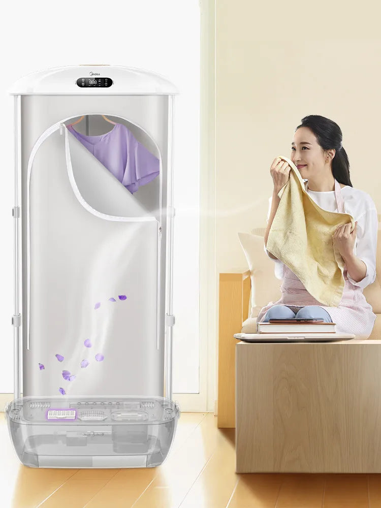 Midea Automatic Ironing Machine Clothes Garment Steamer Wrinkle Removing Folding Sterilization Dryer Steamer for Clothes