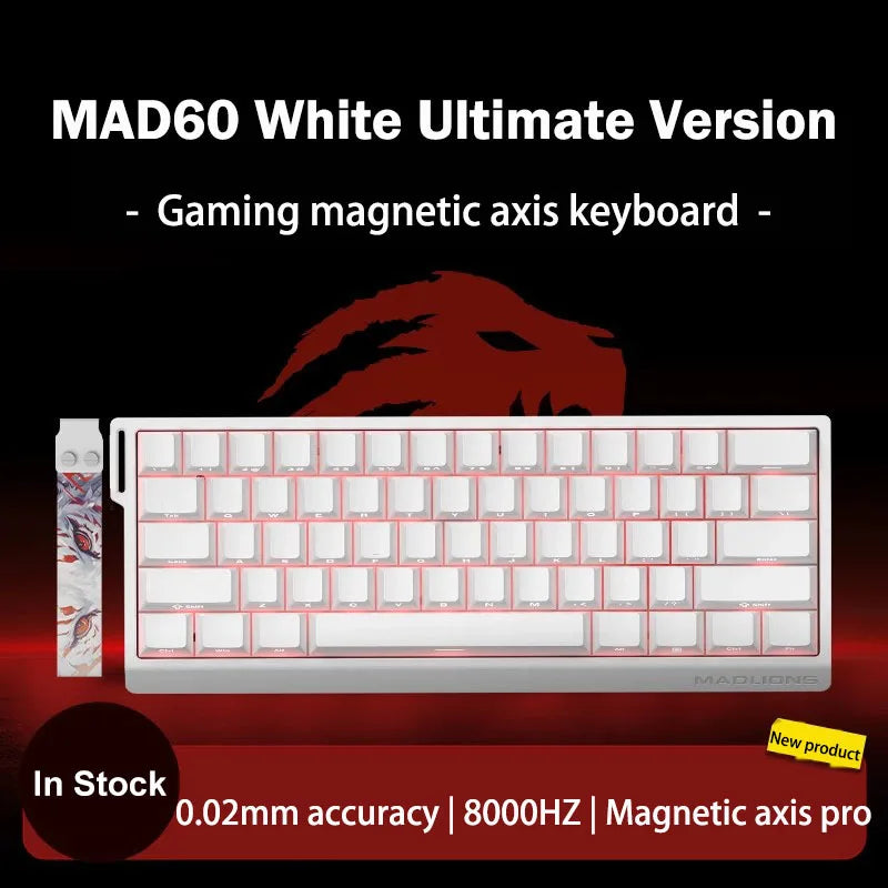 MADLIONS MAD60 MAD68 series Magnetic Switch Mechanical Keyboard Wired 60% 68% Gaming Keyboards Rapid Trigger Rgb Custom Keyboard