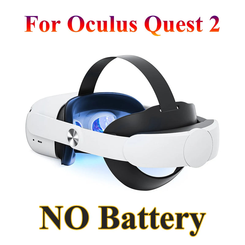 For Oculus Quest 2 Replacement Head Strap 10000mAh Power Bank Battery Adjustable VR Headset Elite Strap for Quest 2 Accessories