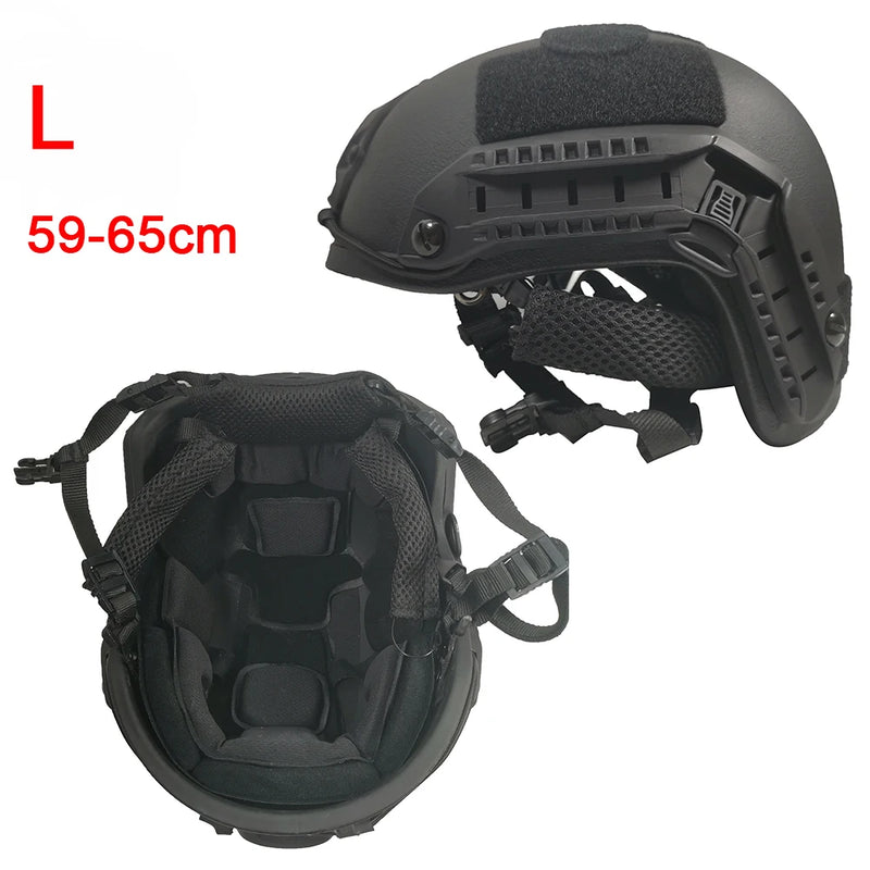 LPRED FAST HDPE NIJ IIIA High Cut Ballistic Wendy Helmet XP Cut Bulletproof Helmet Dial Liner Green Color level BR1