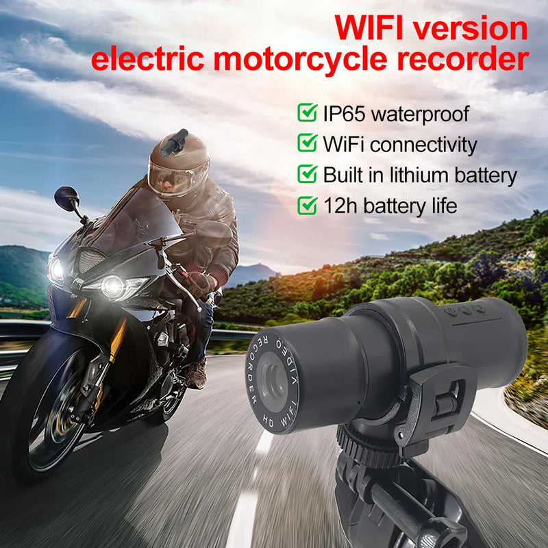 Action Camera HD 1080P Camcorder Bike Motorcycle Helmet Camera Outdoor Waterproof WiFi Sport Cam DV Car Video Recorder Cameras