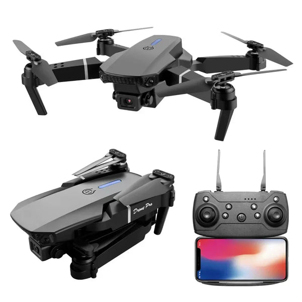 2024 New E88 Pro WIFI FPV Drone Wide Angle HD 4K 1080P Camera Height Hold RC Foldable Quadcopter Dron Helicopter Toys Kids Gift