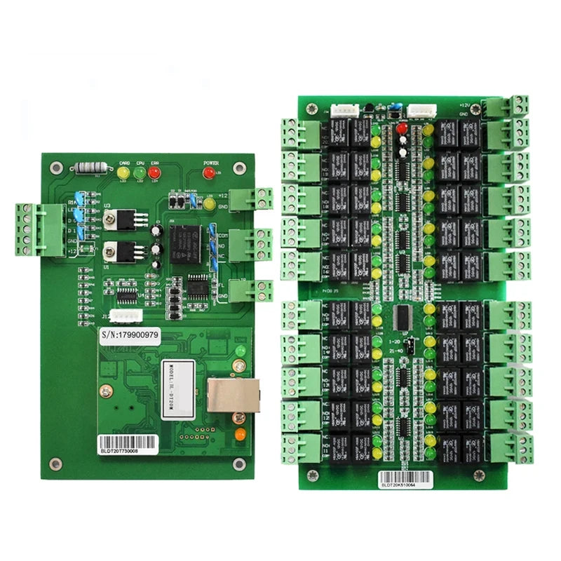 TCP/IP 10/20 Floors Biometric Fingerprint And RFID Card Reader Elevator Access Control Board Door Access control Panal System