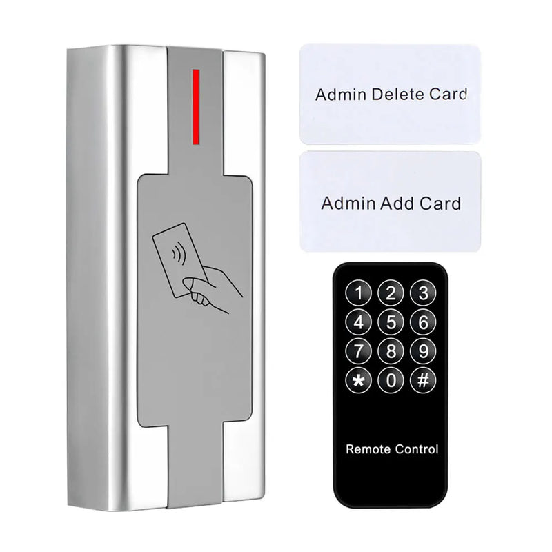 Outdoor Standalone Zinc Alloy Metal Keypad Waterproof IP67 3000User RFID Card Reader Wiegand Controler for Access Control System