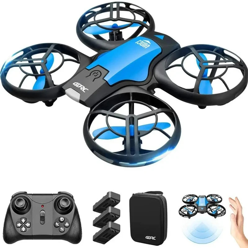 Mini RC Drone Camera HD Wide Angle Camera 1080P WiFi fpv Dron Camera Height Keep Drones Camera RC Quadcopter Chirstmas Toys V8