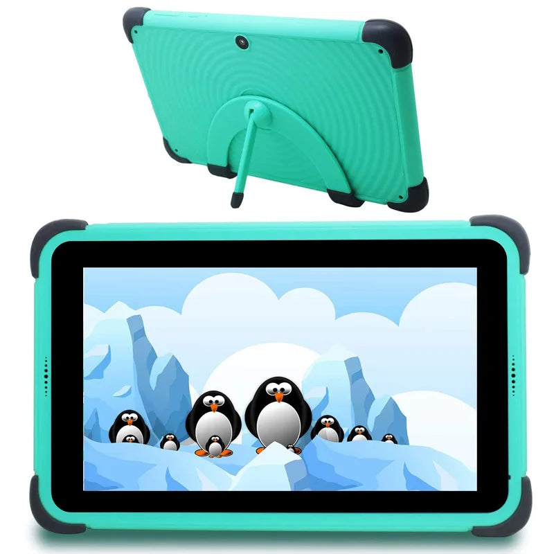 CWOWDEFU 7" Kids Tablet Android 14 8GB 64GB Octa Core WiFi6 Google Play Children Tablets for Girl Education Gift 4000mAh Hebrew