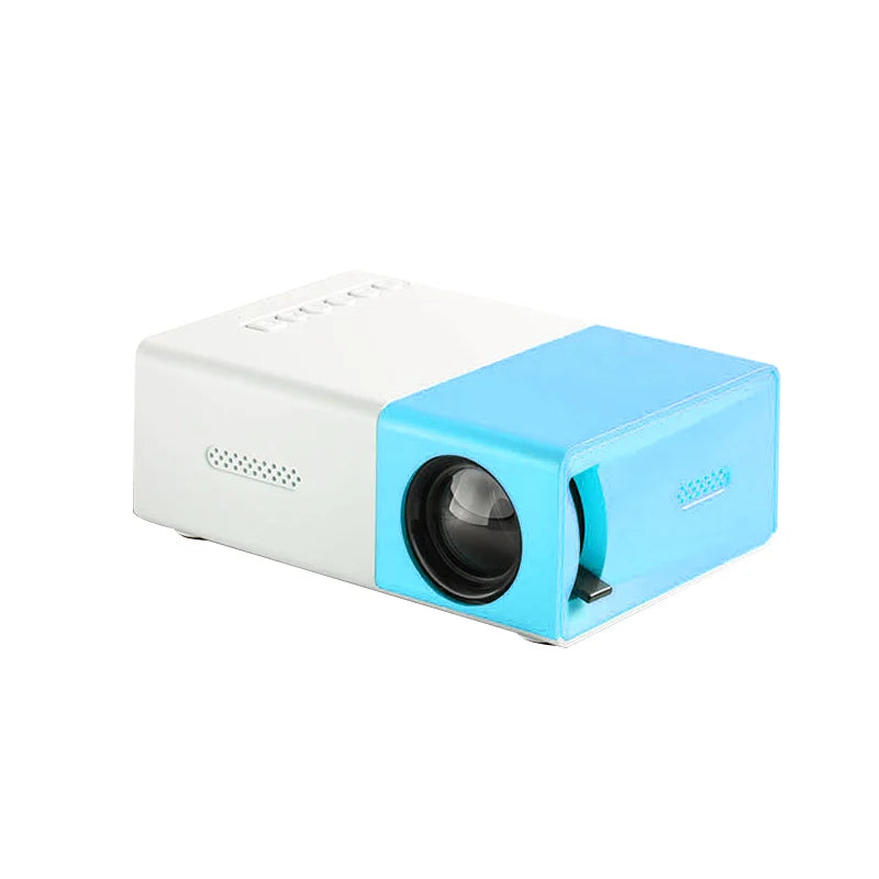 YG300 Mini LED Projector Yg300 Upgraded Version 1000 Lumen 320x240P HDMI-compatible USB Audio Home Media Player Beamer