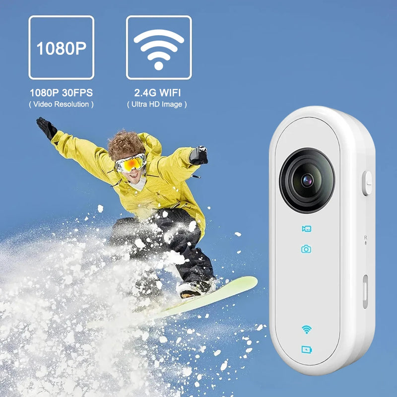 Anti-shake Action Camera HD 1080P WiFi Camcorders Sports DV Motion Cam Bicycle Motorcycle Mini Recorder Recording Device 2024