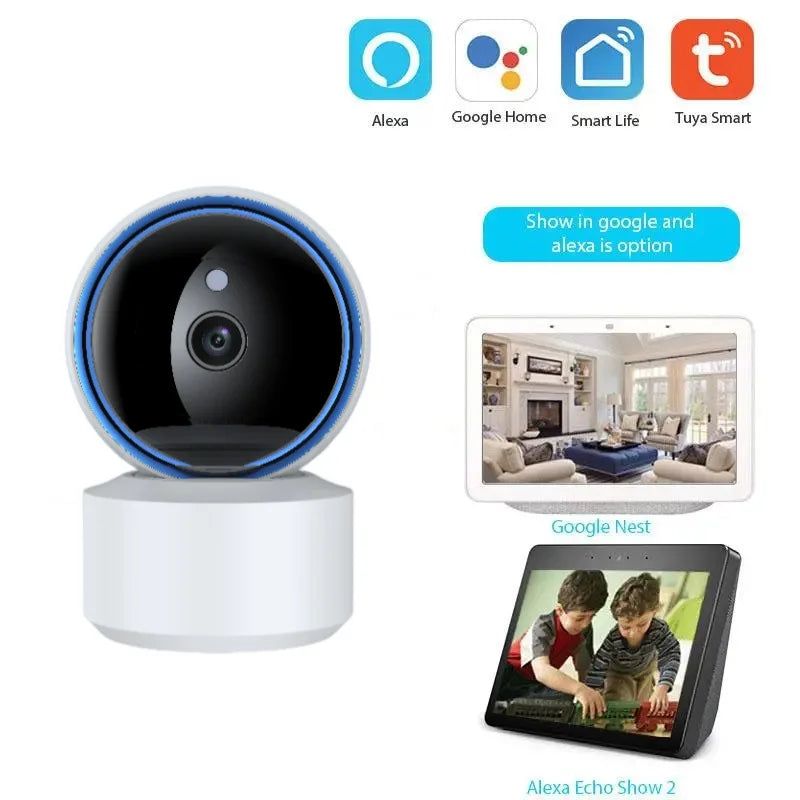 WiFi PTZ Video Surveillance Camera HD Definition Night Vision Bidirectional Audio Automatic Tracking Cloud Home Security Camera