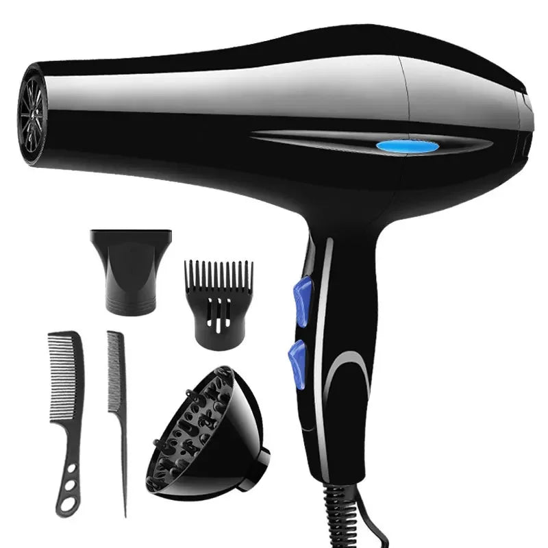 Hair Dryer Professional 1200W/2200W Gear Strong Power Blow Hair Dryer Brush For Hairdressing Barber Salon Tools Hair Dryer Fan