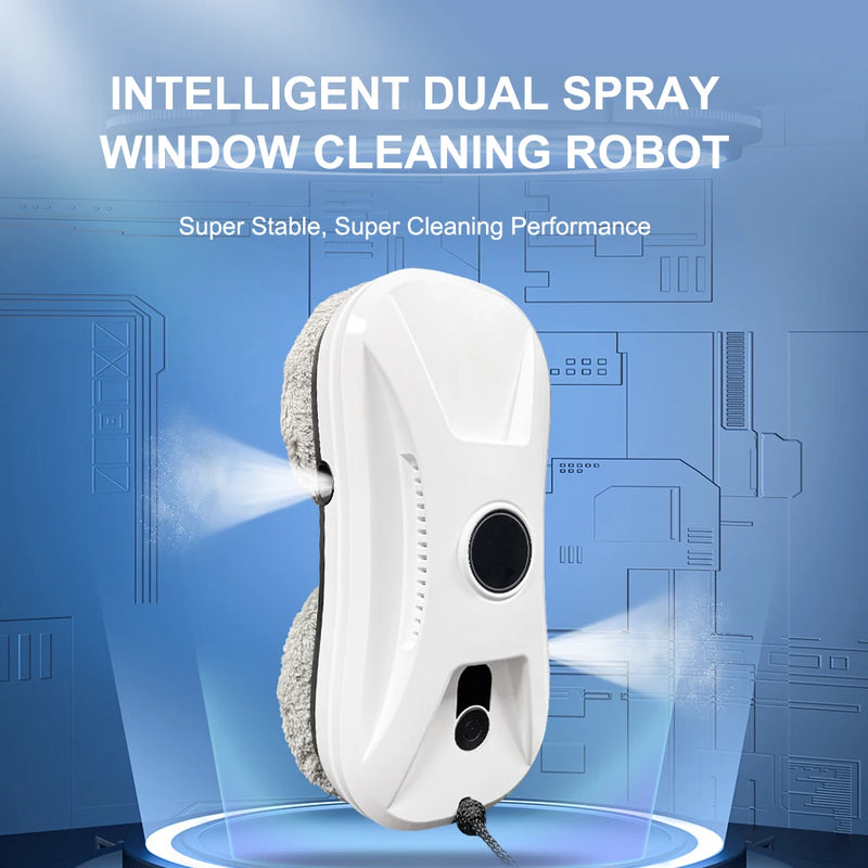 New In Automatic Robot Window Cleaner Vacuum Smart Home Appliance Clean Glass Windows Washer Window Washing Electric Floor Mops