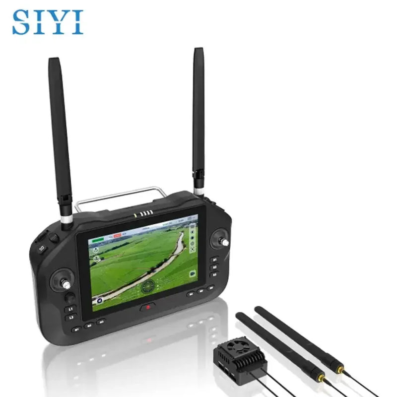 SIYI UniRC 7/7 Pro Dual Frequency Handheld Ground Station 7Inch 1080P 40KM Range Smart Controller for UAV UGV USV Robotics