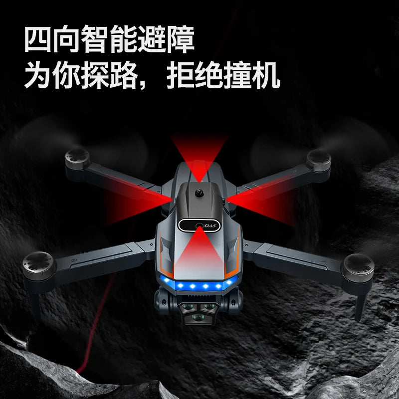 P18 New RC Drone Dual 4K camera drone obstacle avoidance quadcopter electronically controlled professional Drone Kid Gift Toys